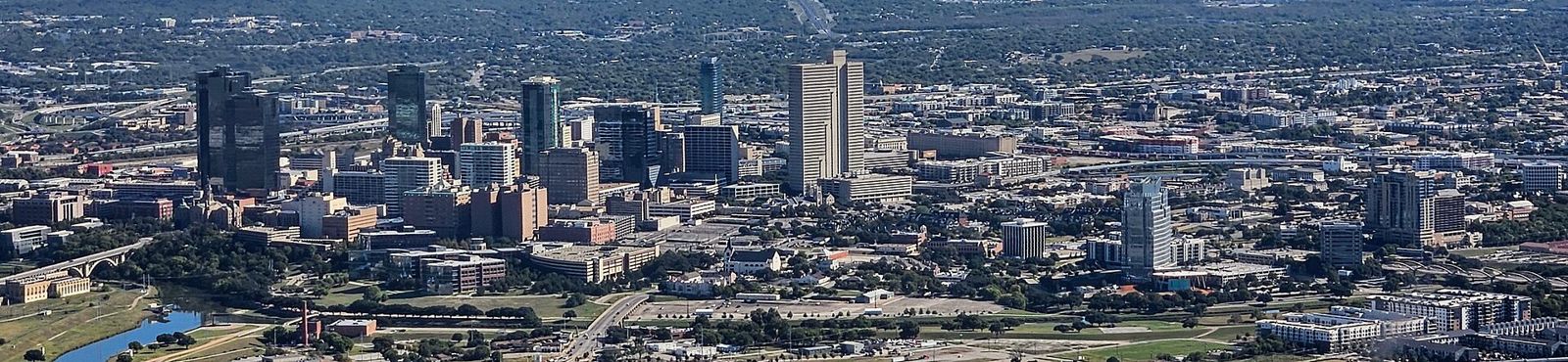 Horizonte del centro de Fort Worth